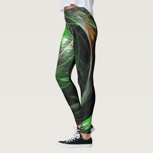 Die Abstrakte Kunst der Welt Leggings (Links)