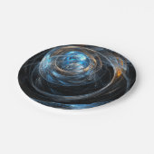 Die Abstrakte Kunst der Welt Pappteller (Schrägansicht)