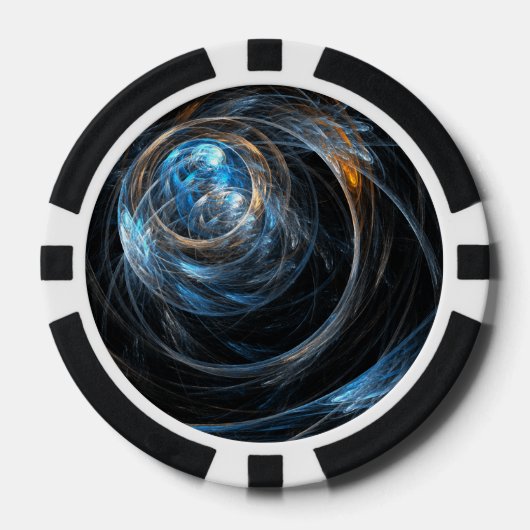 Die Abstrakte Kunst der Welt Pokerchips (Vorderseite)
