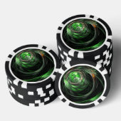 Die Abstrakte Kunst der Welt Pokerchips (Stapel)