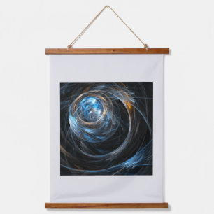 Die Abstrakte Kunst der Welt Wandteppich Mit Holzrahmen
