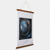 Die Abstrakte Kunst der Welt Wandteppich Mit Holzrahmen (Gewinkelt)