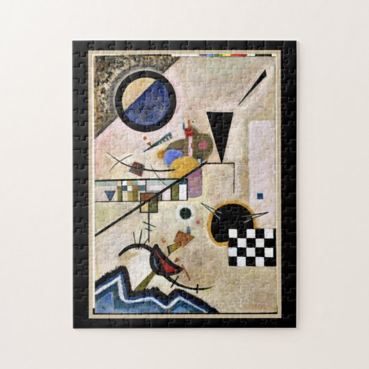 Die abstrakte Kunst von Kandinsky widerspricht Puzzle (Vertikal)
