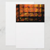 Die Abstrakte Kunstgeschichte der Wall Briefpapier (Vorne/Hinten)