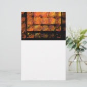 Die Abstrakte Kunstgeschichte der Wall Briefpapier (Stehend Vorderseite)
