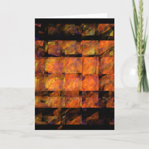 Die Abstrakte Kunstgrußkarte der Wall Karte