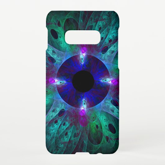 Die Abstrakte Kunstmatte des Auges Samsung Galaxy Hülle (Rückseite)