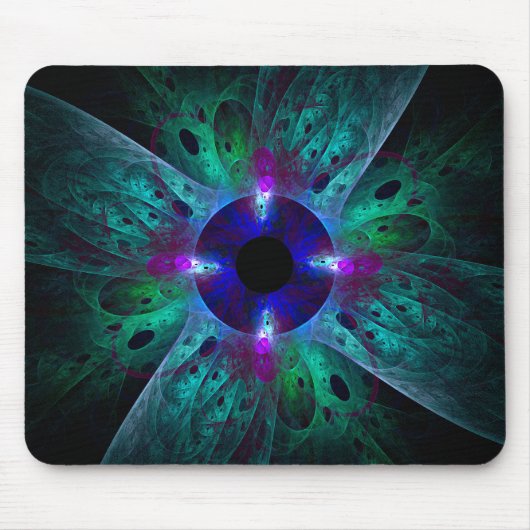 Die Abstrakte Kunstmousepad des Auges Mousepad (Vorne)