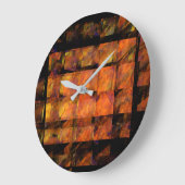 Die Abstrakte Kunstrunde der Mauer Große Wanduhr (Winkel)