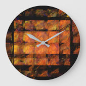 Die Abstrakte Kunstrunde der Mauer Große Wanduhr (Vorderseite)