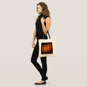 Die Abstrakte Kunsttasche an der Wand Tragetasche (Vorderseite (Model))