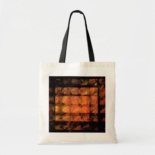 Die Abstrakte Kunsttasche an der Wand Tragetasche (Vorne)