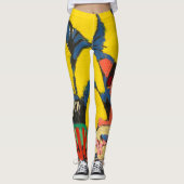 Die Abstrakte moderne Kunst der Frauen Leggings (Vorderseite)