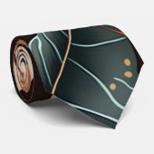 Die Abstrakten Blätter Krawatte (Gerollt)
