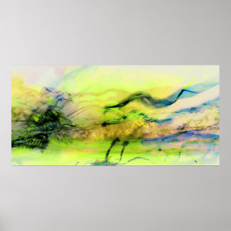 Die abstrakten Kosmolampen Poster