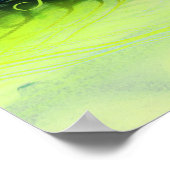 Die abstrakten Kosmolampen Poster (Ecke)