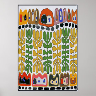 Die Abstrakten Messe New Orleans Poster