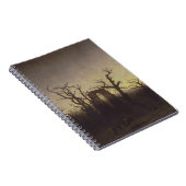Die Abtei im Oakwood von Caspar David Friedrich Notizblock (Rechte Seite)