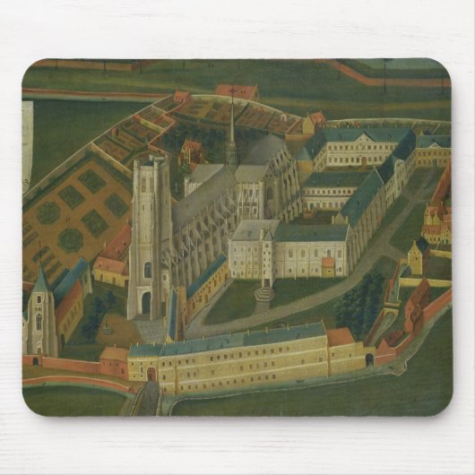 Die Abtei von Heilig-Bertin bei Heilig-Omer, 1776 Mousepad (Vorne)