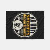 Die Abteilung des Sheriffs der Einheits-K9 Fleecedecke (Vorderseite (Horizontal))