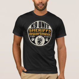 Die Abteilung des Sheriffs der Einheits-K9 T-Shirt
