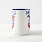 Die Abteilung USCG Väter 15 Unze-Wecker-Tasse Tasse (Zentrum)