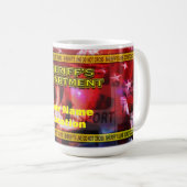 Die Abteilungs-Kaffee-Tasse des Sheriffs Kaffeetasse (VorderseiteRechts)