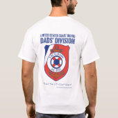 Die Abteilungs-T - Shirt USCG Väter (Rückseite)