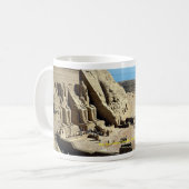 Die Abu Simbel Tempel, Ägypten-Wüste Kaffeetasse (Vorderseite Links)