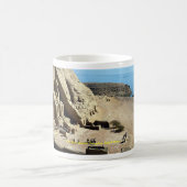 Die Abu Simbel Tempel, Ägypten-Wüste Kaffeetasse (Mittel)