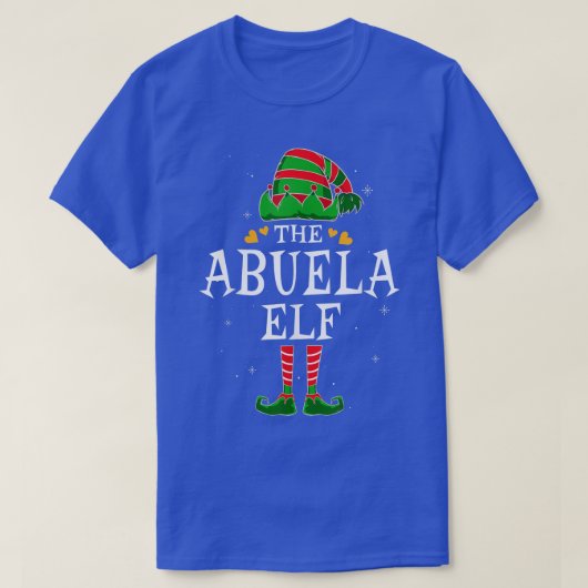 Die Abuela Elf Gruppe passt Familienweihnachtsgra T-Shirt (Design vorne)