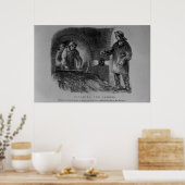 Die Abwasserkanäle spülen Poster (Küche)