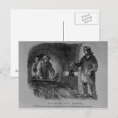 Die Abwasserkanäle spülen Postkarte (Vorne/Hinten)