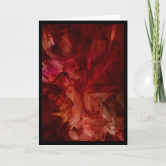 Die Abystin- und Kunstkarte Feiertagskarte (Vorderseite)