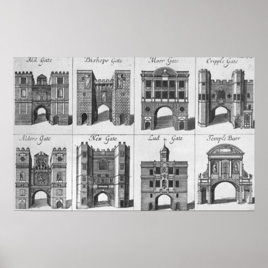 Die acht Tore der Londoner City Poster (Vorne)