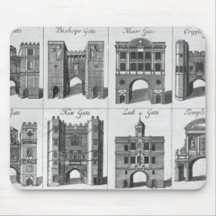 Die acht Tore der Stadt von London Mousepad