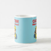 Die "ACHTUNG! Mann am Telefon!' Tasse (Mittel)