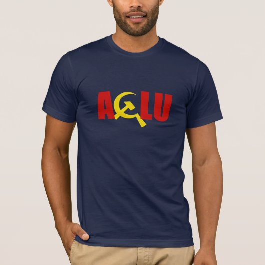 Die ACLU ist kommunistisch T-Shirt (Vorderseite)