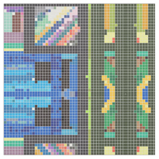 Die Acryl-Geometrie-Ecke Stoff