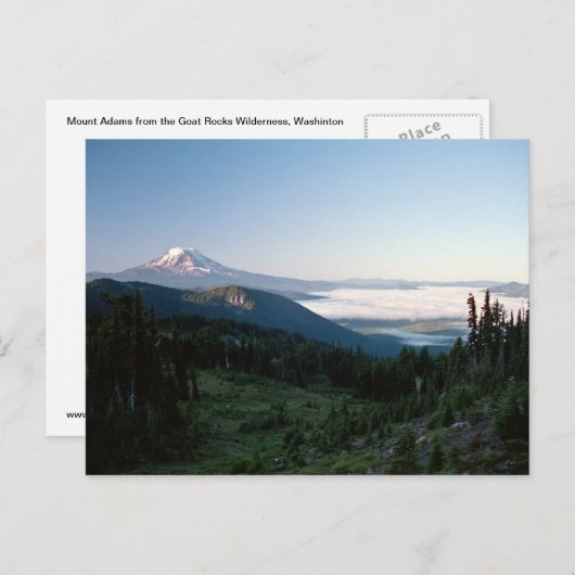 Die Adams der Ziegengesteine Wilderness, WA Postkarte (Vorne/Hinten)