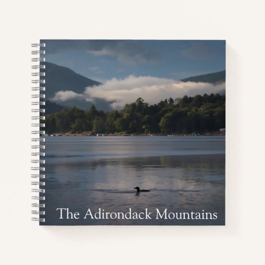 Die Adirondack-Seen Notizblock (Vorderseite)