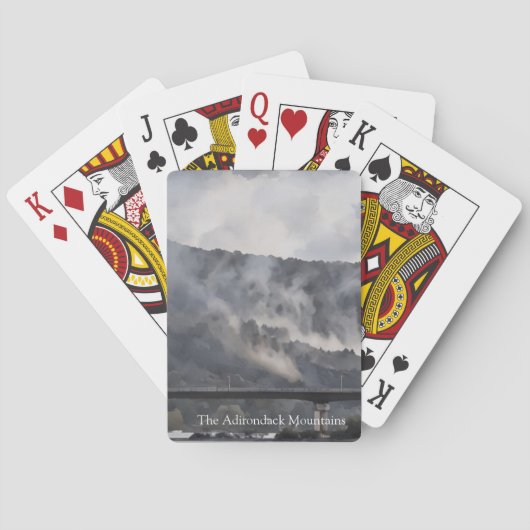 Die Adirondack-Seen Spielkarten (Rückseite)