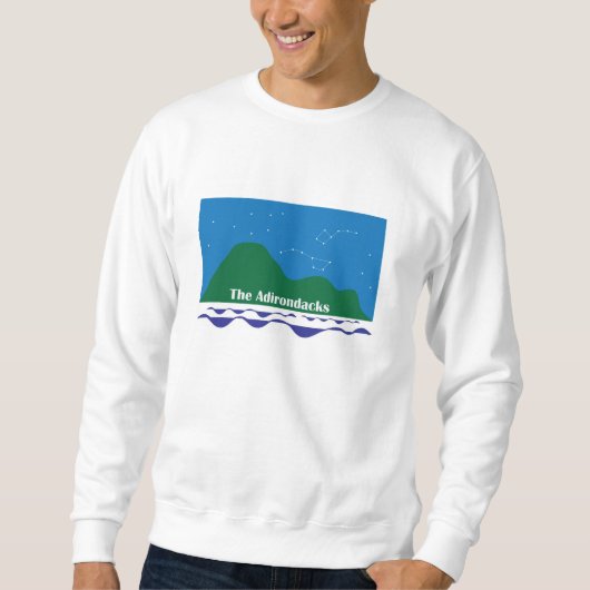 Die Adirondack Sterne Sweatshirt (Vorderseite)