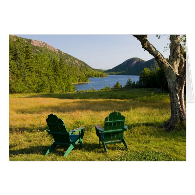 Die Adirondack-Stühle auf dem Rasen des Jordans (Vorderseite (Horizontal))