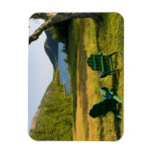 Die Adirondack-Stühle auf dem Rasen des Jordans Magnet (Vertikal)