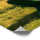 Die Adirondack-Stühle auf dem Rasen des Jordans Poster (Ecke)