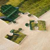 Die Adirondack-Stühle auf dem Rasen des Jordans Puzzle (Seite)