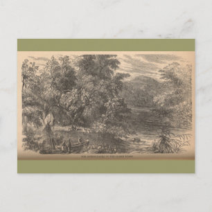 Die Adirondacks in der Olden Times Postkarte