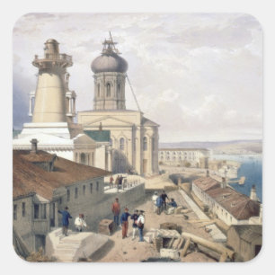 Die Admiralität, Sebastopol, Platte von 'Seat von Quadratischer Aufkleber