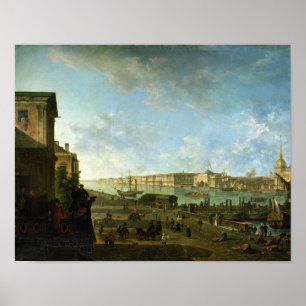 Die Admiralität und der Winter-Palast Poster